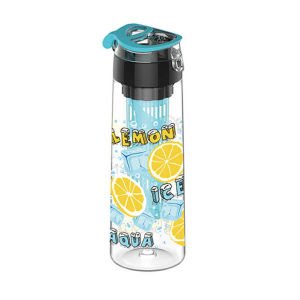 730cc Renkli Desenli Süzgeçli Detoks Matara - Süzgeçli Su Şişesi - Kamp Matarası - Renga Su Şişesi