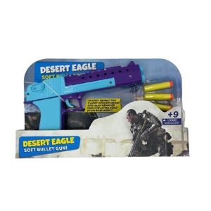 Sünger ve Boncuk Fırlatan Oyuncak  Renklli Silah