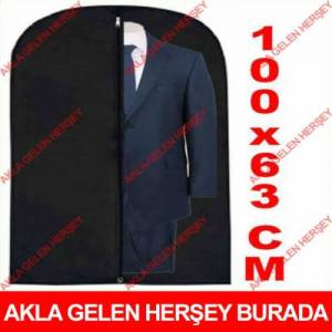 Toz Tutmaz Fermuarlı Takım Elbise Kılıfı
