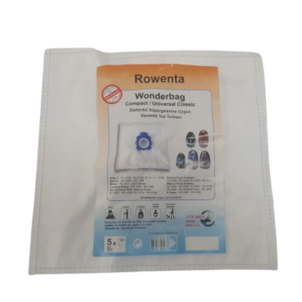 Abnturk  Özel Üretim 5 Adet ARTEC 2 : RO 4200 - 4299 Süpürge Toz Torbası Sıfır Düzeyinde 3 Kat Elyaf