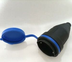 Monofaze Kauçuk Topraklı Priz Güvenli Kapak Sistemi Tam Yalıtım Yüksek Amp'li Uzatma Kablo+Cihazlara