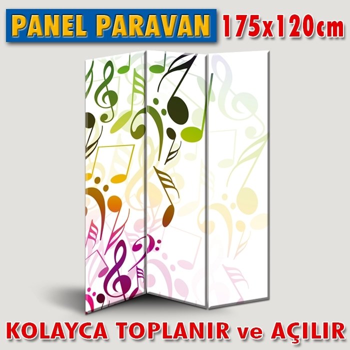 GÖRSELLİ KATLANIR PANEL BÖLME SİSTEMİ - MÜZİK İLE