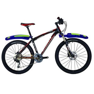 Ön ve Arka Bisiklet Çamurluğu 32cm Arka 37cm Ön Plastik Bisiklet Çamurluk Sarı Lacivert