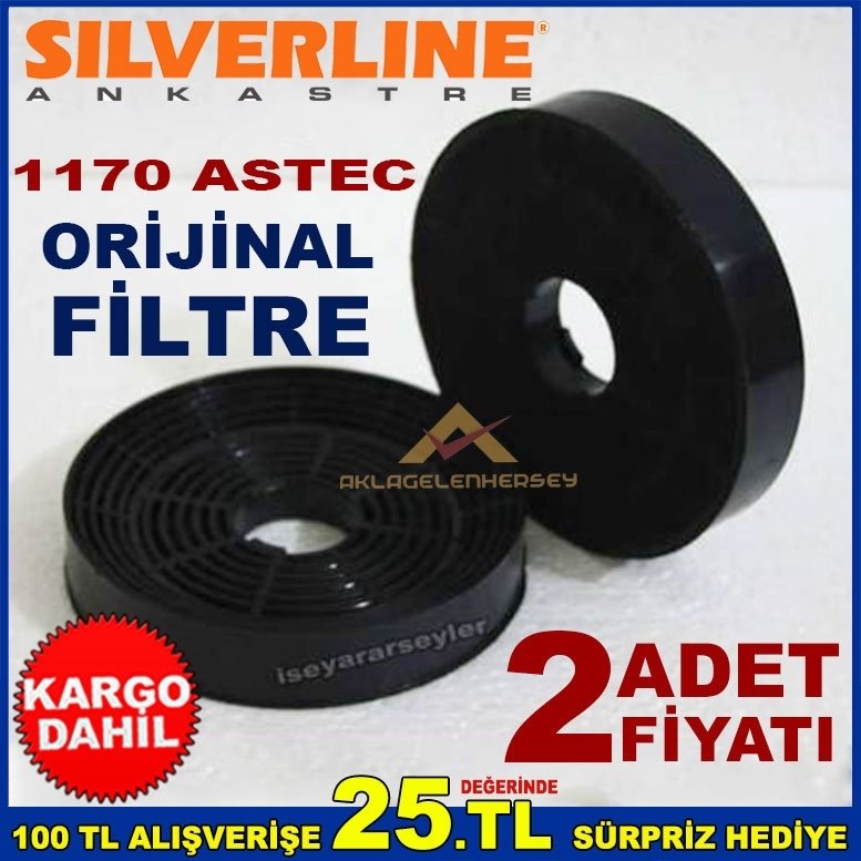 SILVERLINE 1170 ASTEC ANKASTRE DAVLUMBAZ FİLTRESİ