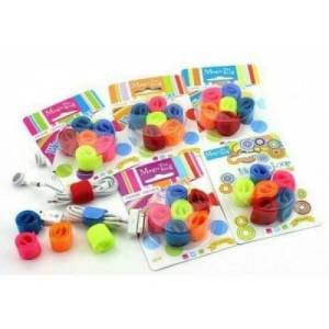 Dağınık Kabloları Toplayan 6 Adet Sihirli Cırt Bant Seti