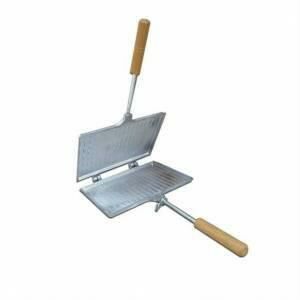 Her Ocağın üzerine Kolay ısınan Ekmek Kızartma Döküm Alüminyum OcakÜstü Tost Makine Sade Pratik Gril