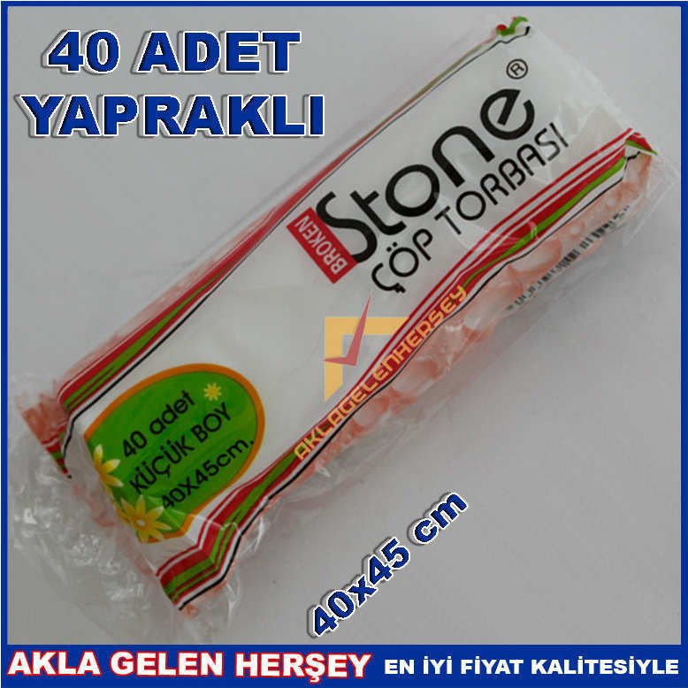 KÜÇÜK BOY ÇÖP KOVASI İÇİN 40x45 CM ÇÖP TORBASI -1