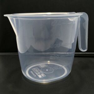 Şeffaf Kırılmayan Plastikten Kulplu Sürahi Tipi 500ml Ölçü Kabı Çok Amaçlı Dereceli Ölçek Kap
