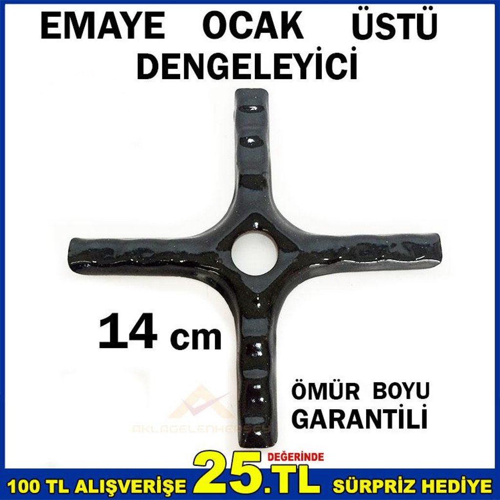 Emaye Ocak Üstü 14 Cm Dengeleyici Aparat