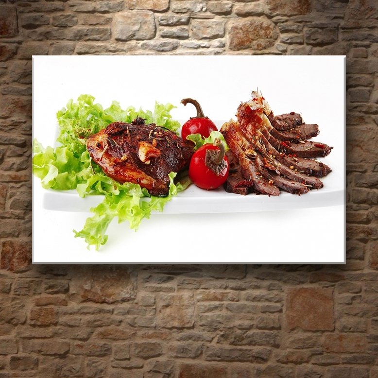 BAHARATLI ROSTO DİLİMLERİ 7 değişen ölçü ORİJİNAL KANVAS TABLO