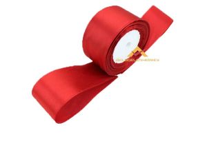 5 cm 10 Metre 1. Kalite kırmızı saten kurdele