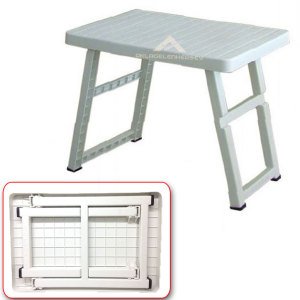 Pratik Katlanabilir Piknik Masası 40x52x4cm Barbie Desenli Şık Tasarım Portatif Piknik Sehpası