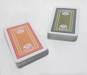 Master Marka 6x9cm 52 Kart 2 Joker 1 Takvimli İskambil Kart Seti