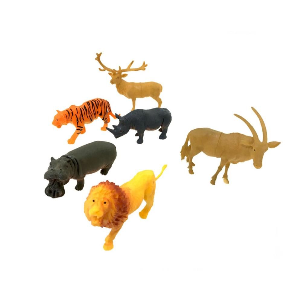 Afrika Vahşi Hayvanlar 6 Lı Figür Seti