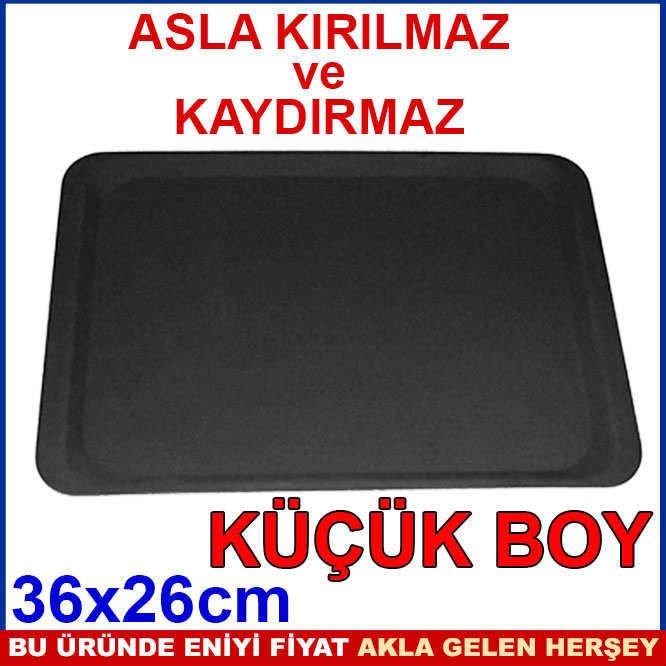 Küçük Boy Kırılmaz Kaydırmaz 36cm Servis Tepsisi
