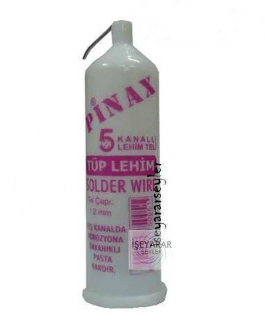 Pinax 1.2mm 5 Kanalli Pastalı Tüp Lehim Teli Tüm Cihazlarin Onarımında Güvenle Kullanılabilir