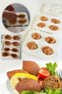 Pratik içli Köfte yapma Kalıbı Süper Içli Köfte Aparatı Usta işi Süper Köfteler yapan Kalıp seti