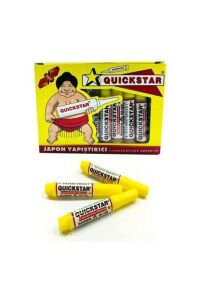 3 Adet QuickStar Güçlü Japon Yapıştırıcı 3x1.3 gr 7 cm Boyunda Her Yüzeyde Kullanabilirsiniz