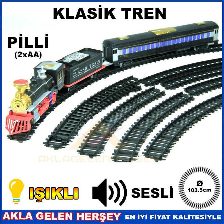 103cm IŞIKLI SESLİ OYUNCAK KLASİK TREN SETİ