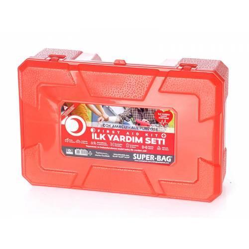 Eksiksiz  İlk Yardım Çantası Seti Acil Müdahale Araçları