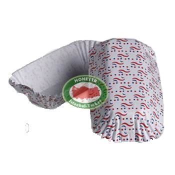 50 Adet yanmayankağıt elips kek kapsülü 12x7cm