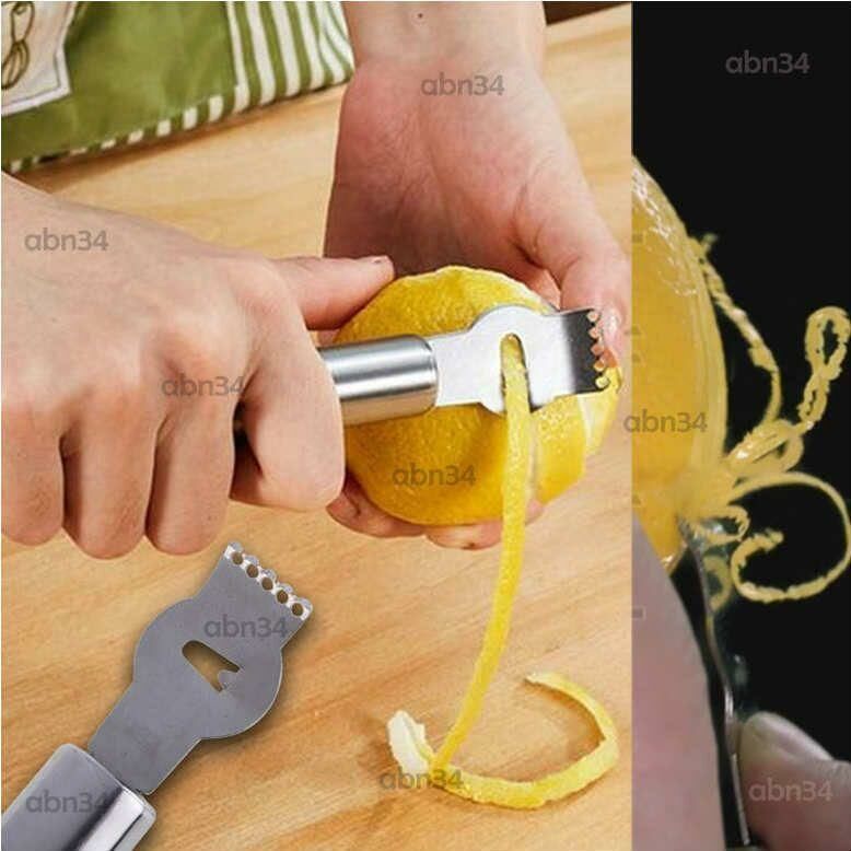 Paslanmaz Çelik Düzenli Limon Kabuğu Soyucu Peeling Rende