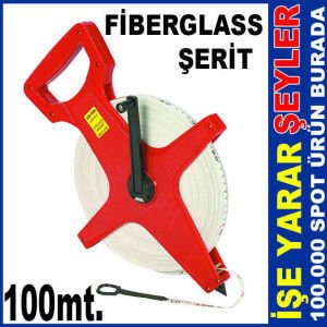 100 METRE FİBERGLASS ŞERİT ARAZİ ŞERİTMETRESİ