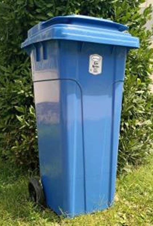 120 Litre hacim Dev Boy Çöp Kovası Tekerlekli Çöp Konteyneri