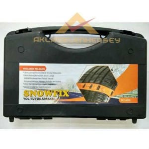 8 PARÇA SÜRTÜNMEYE ÖZEL MALZEMEDEN ÜRETİLMİŞ DEMİR APARATLI 2 ADET ELDİVENLİ PLASTİK KAR ZİNCİRİ