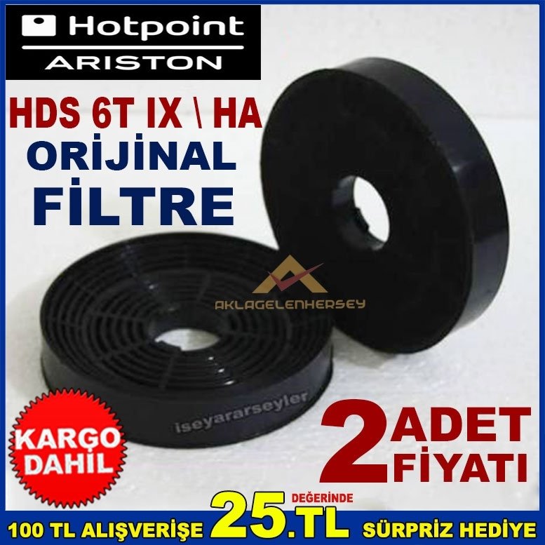 HOTPOİNT HDS 6T IX \ HA ANKASTRE DAVLUMBAZ ASPİRATÖR FİLTRE