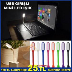 Powerbank Leptop Bilgisayar İçin Taşınabilir Her Yöne Dönebilen Güçlü Cob Led Işık Usb Işıldak