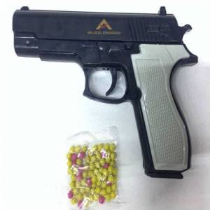 11 Boncuk Kapasite Şarjörlü Boncuk Atan Oyuncak Tabanca