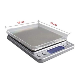 Gramın 10'da 1'i Hassasiyetinde Metal Kefeli Kuyumcu Terazisi Hassas Dijital Mutfak Tartı 2kg/0.1gr