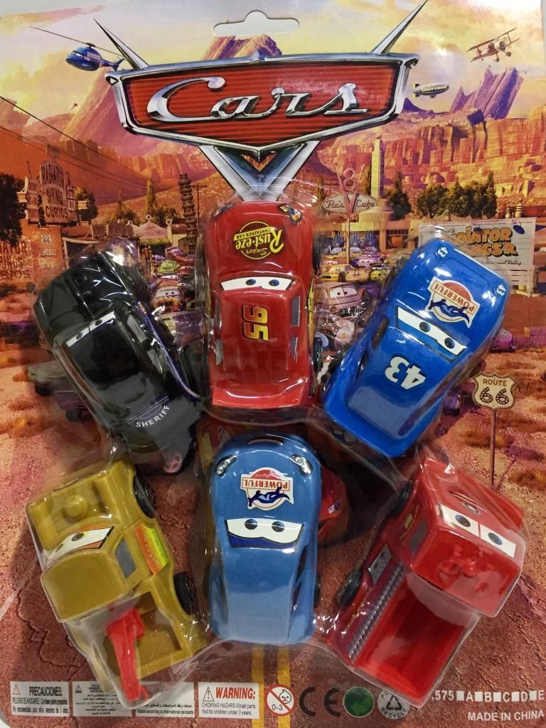 4cm 6'lı Şimşek Mcqueen Oyuncak Araba Seti Eğitici ve Öğretici Arabalar