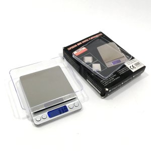 Gramın 10'da 1'i Hassasiyetinde Metal Kefeli Kuyumcu Terazisi Hassas Dijital Mutfak Tartı 2kg/0.1gr