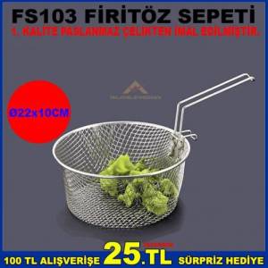 Fs103 Firitöz Sepeti 1.Sınıf Paslanmaz Çelikten İmal Edilmiştir