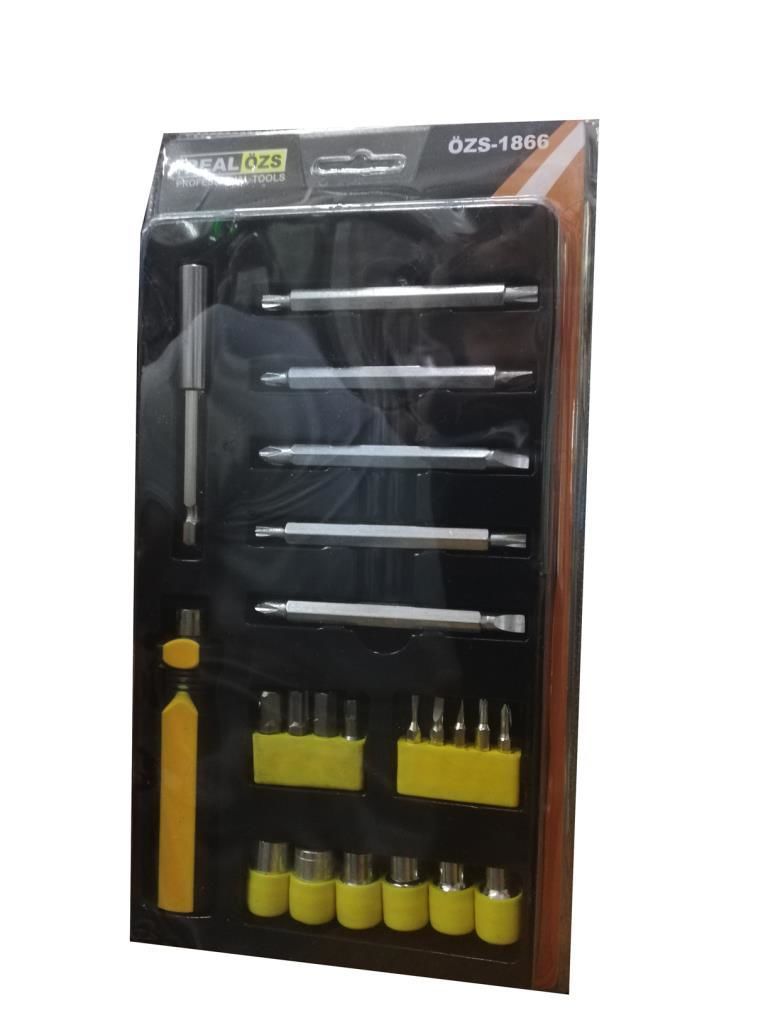 Real Özs  Lokma ve Bits uçlu Tornavida  Seti Özs -1866