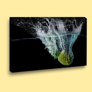 ANANAS FERAHLIĞI 7 değişen ölçü ORİJİNAL KANVAS TABLO