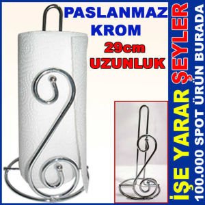 SOL ANAHTARI MODEL PASLANMAZ KROM KAĞIT HAVLULUK