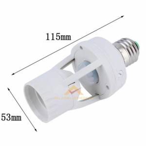 360° HAREKET SENSÖRLÜ PRATİK E27 DÖNÜŞTÜRÜCÜ DUY