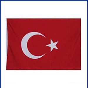 50x75cm En Kaliteli Kumaştan Üretim Türk Bayrağı