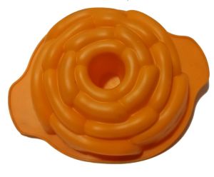 Sağlığa Zararsız Silikondan Gül Desenli Burak Kek Kalıbı 12x12x5 Kaliteli Hammaddeden Üretim