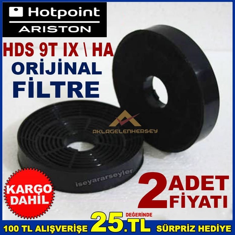 HOTPOİNT HDS 9T IX \ HA ANKASTRE DAVLUMBAZ ASPİRATÖR FİLTRE