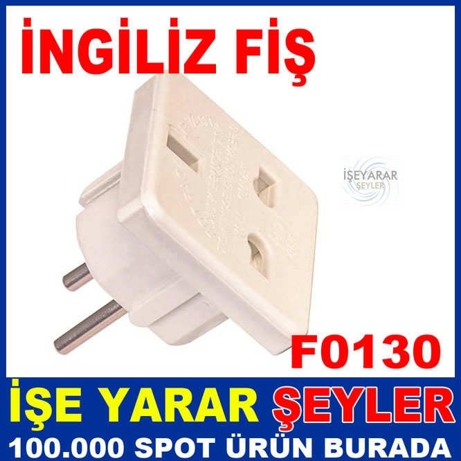 İNGİLİZ FİŞİ DÖNÜŞTÜRÜCÜ ADAPTÖR ÇEVİRİCİ