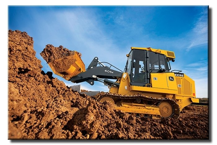 PALETLİ DOZER 6 değişen ölçü ORİJİNAL KANVAS TABLO