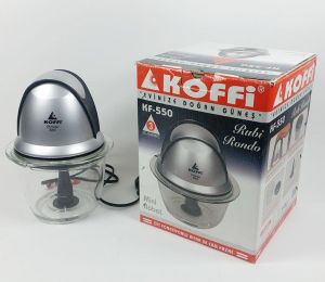 Büyük Boy Cam Hazneli Elektrikli Rondo Soğan Sebze Meyve Doğrama