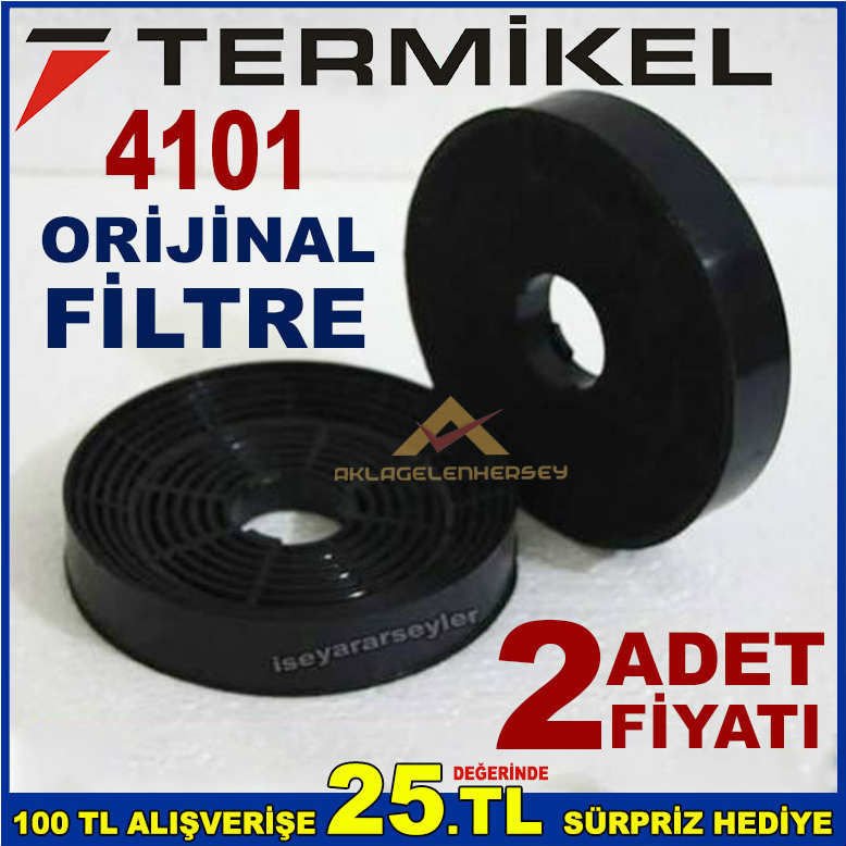 TERMİKEL 4101 ANKASTRE DAVLUMBAZ FİLTRESİ 4101 ASPİRATÖR KARBON FİLTRE