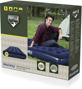 Bestway Tek Kişilik Battal Boy Şişme Yatak Unisex, mavi, Tek Beden