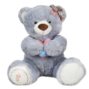 Oturan Kurdeleli Peluş Ayı