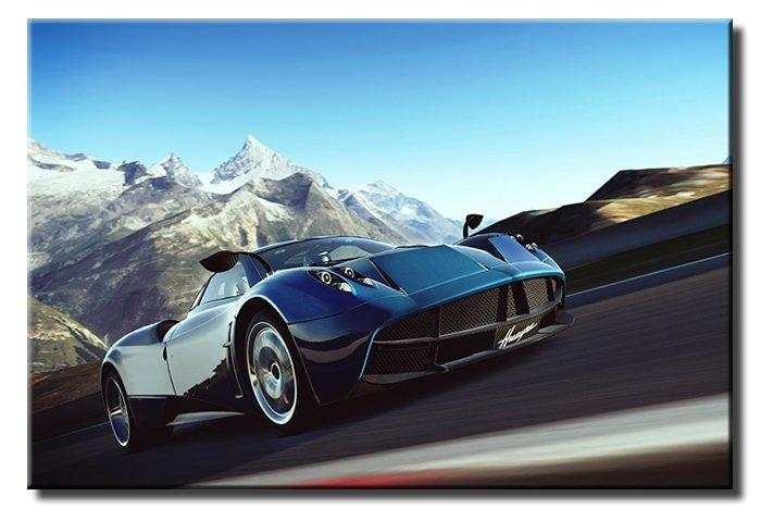PAGANI HUYARA 6 değişen ölçü ORİJİNAL KANVAS TABLO